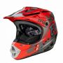 Мотошлем STARKS EF5 Base MX красный/серый глянец M без визора
